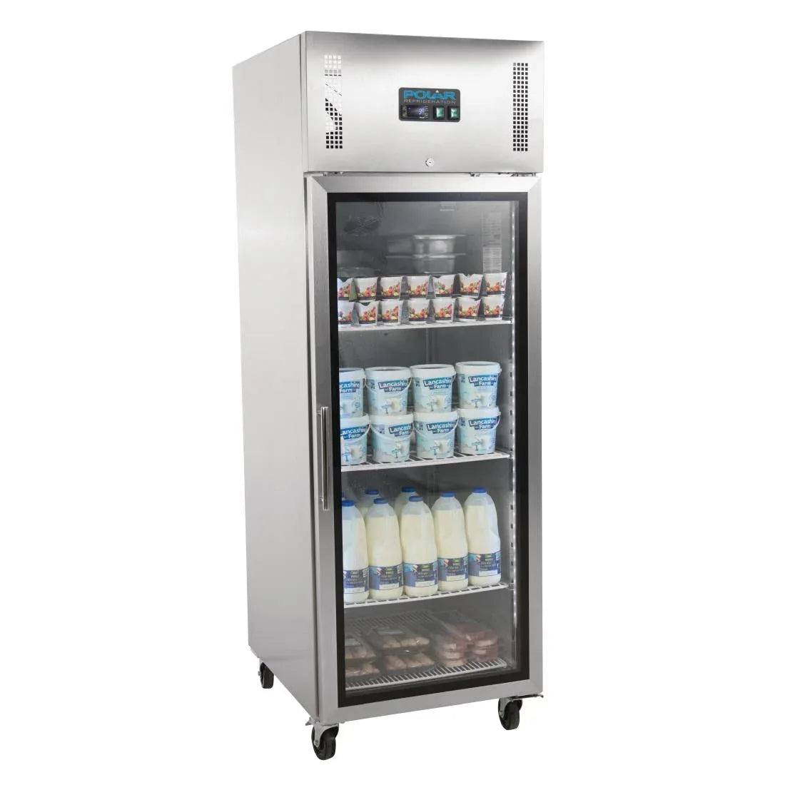 CW197 Polar G-Series Upright Gastro Display Fridge 600Ltr - JD Catering Equipment Solutions Ltd