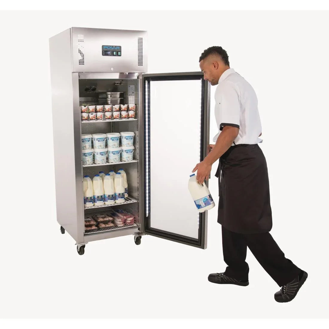 CW197 Polar G-Series Upright Gastro Display Fridge 600Ltr - JD Catering Equipment Solutions Ltd
