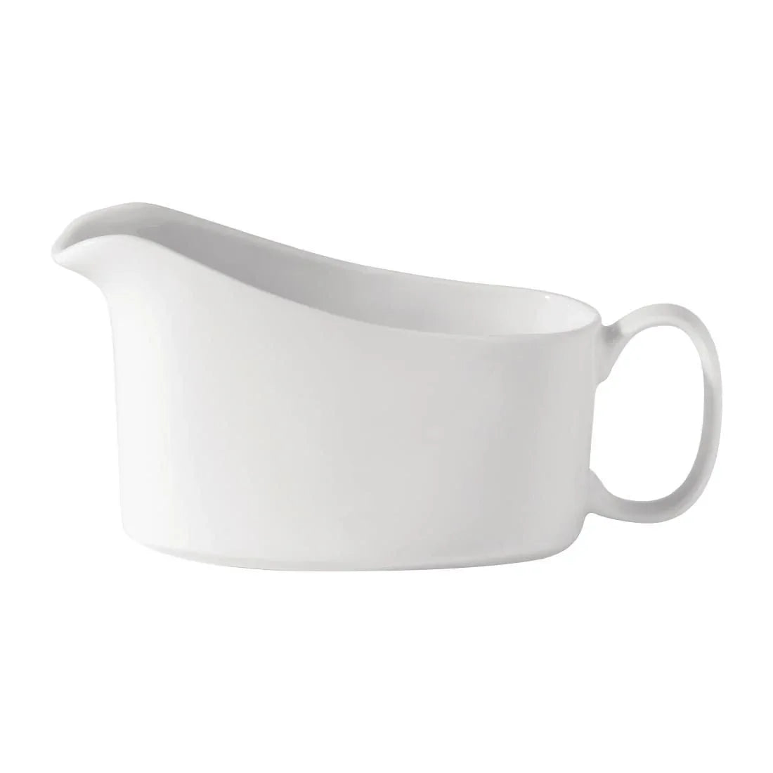 CW282 Utopia Titan Sauce Boats White 200ml (Pack of 6) - JD Catering Equipment Solutions Ltd
