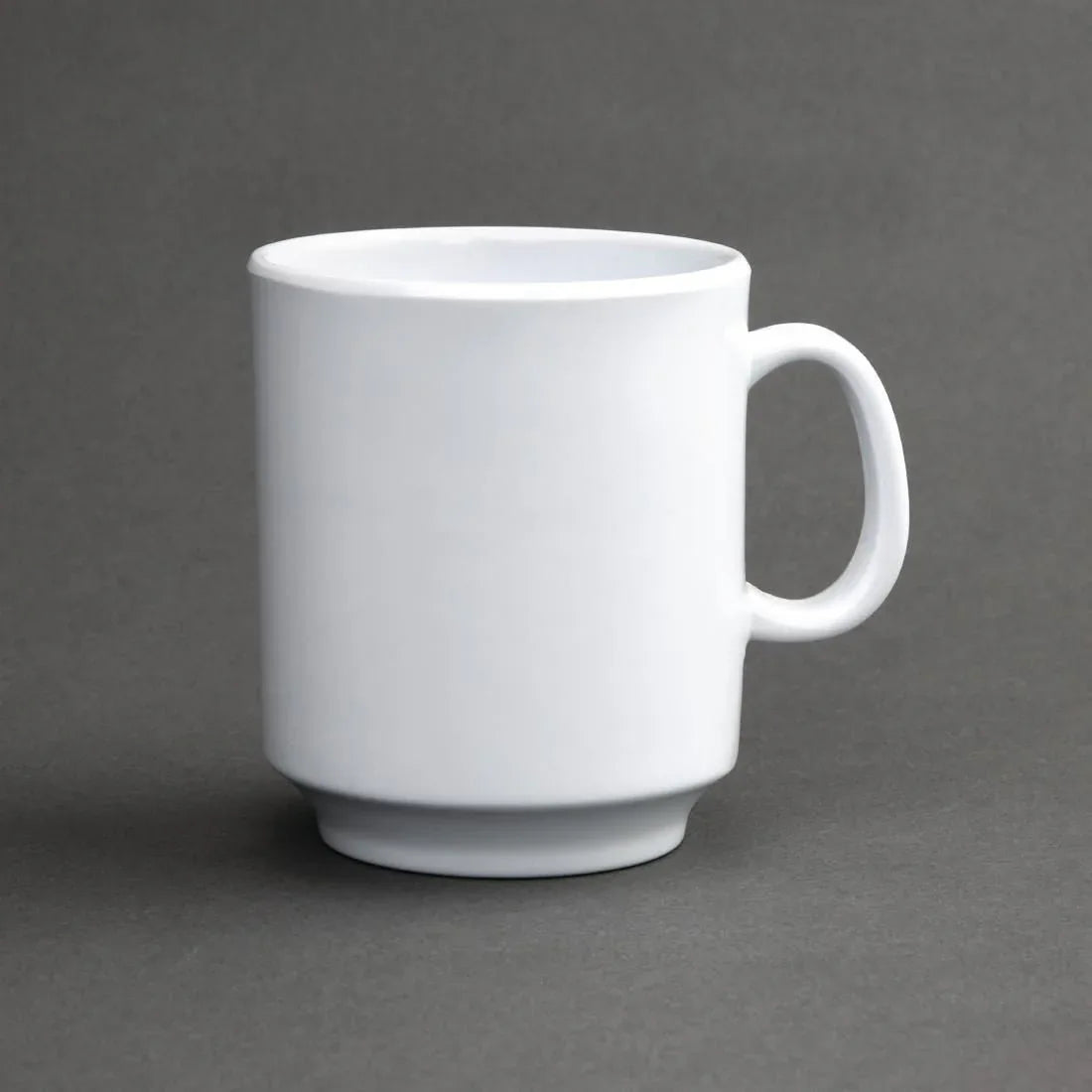 CW290 Kristallon Melamine Mugs White 340ml 12oz (Pack of 6) - JD Catering Equipment Solutions Ltd