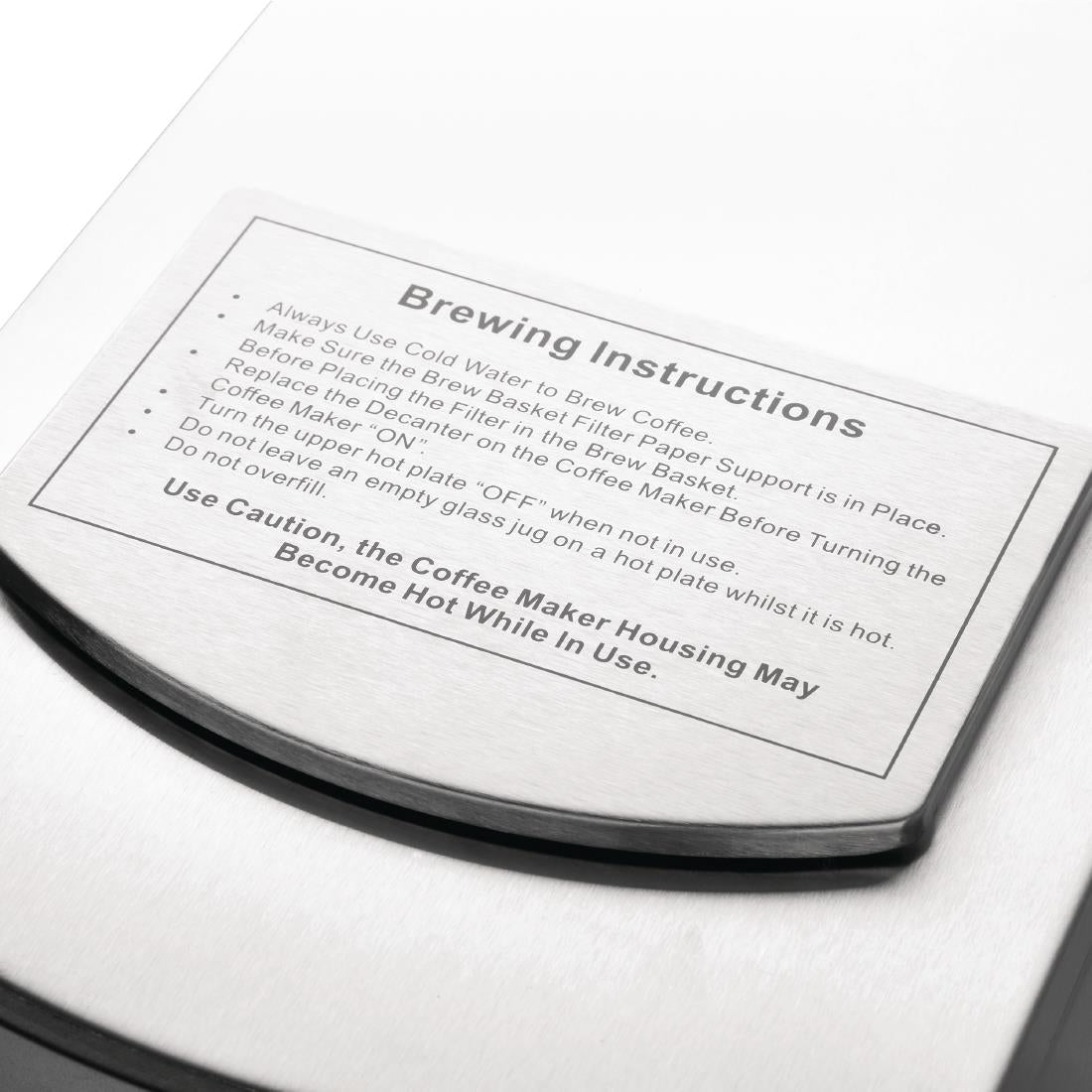 CW306 Buffalo Airpot Filter Coffee Maker JD Catering Equipment Solutions Ltd