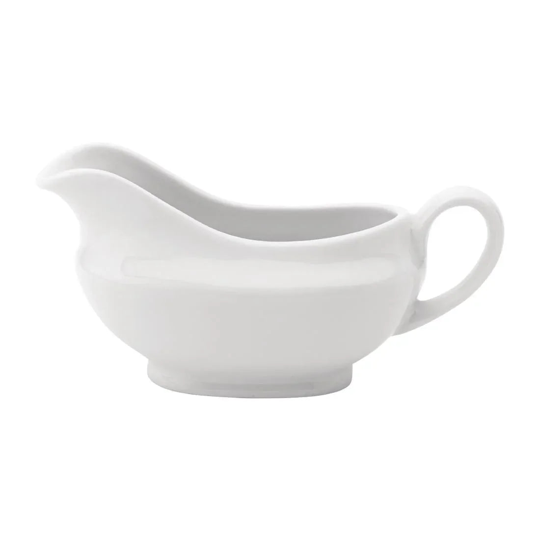 CW339 Utopia Titan Traditional Sauce Boats White 110ml (Pack of 6) - JD Catering Equipment Solutions Ltd