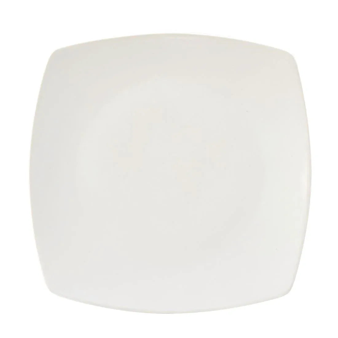 CW347 Utopia Titan Rounded Square Plates White 270mm (Pack of 6) - JD Catering Equipment Solutions Ltd