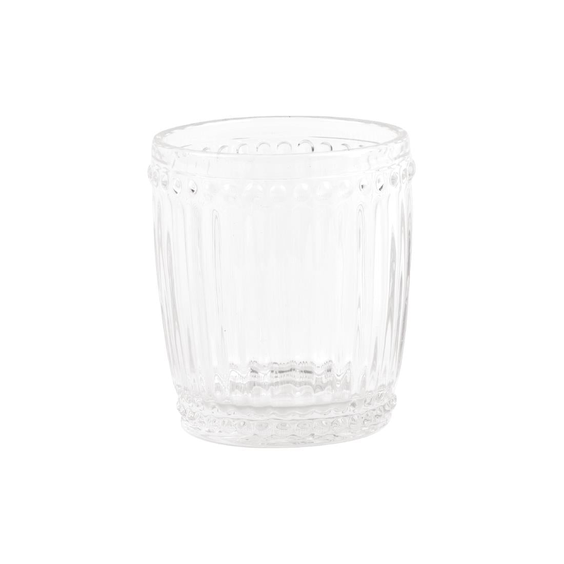 CW397 Olympia Baroque Whiskey Glasses Clear 325ml (Pack of 6) JD Catering Equipment Solutions Ltd