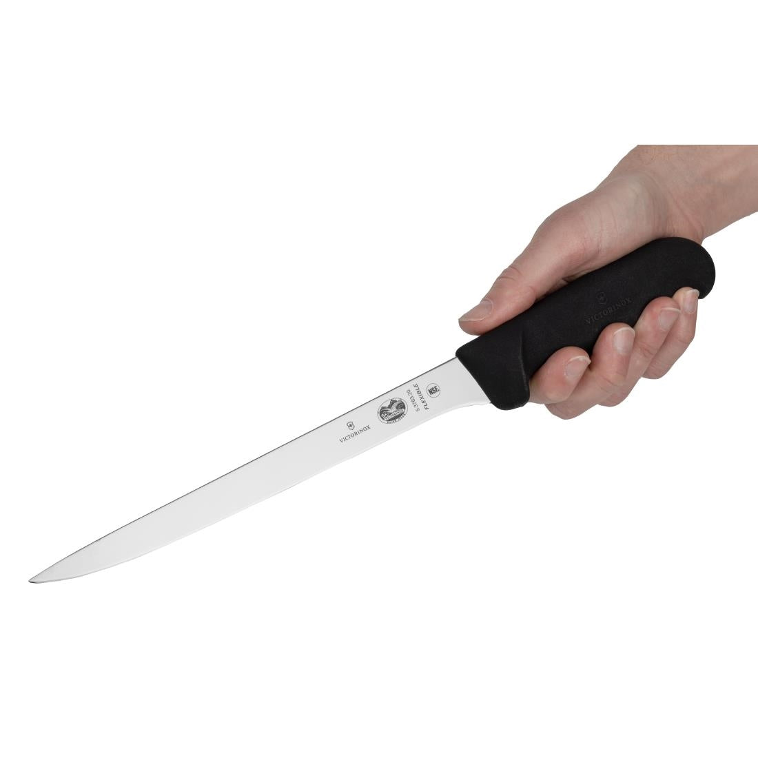 CW456 Victorinox Fibrox Filleting Knife Narrow Flexible Blade 20cm JD Catering Equipment Solutions Ltd