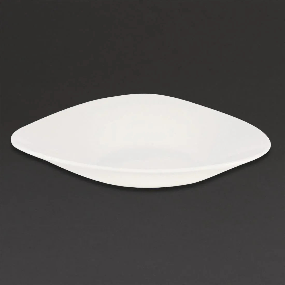 CW559 Churchill Lotus Triangular Shallow Bowls White 278mm (Pack of 12) - JD Catering Equipment Solutions Ltd