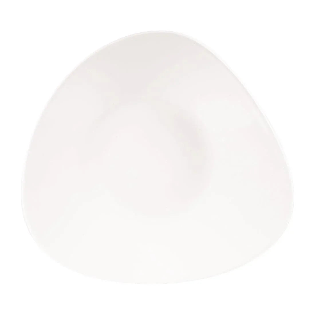 CW559 Churchill Lotus Triangular Shallow Bowls White 278mm (Pack of 12) - JD Catering Equipment Solutions Ltd