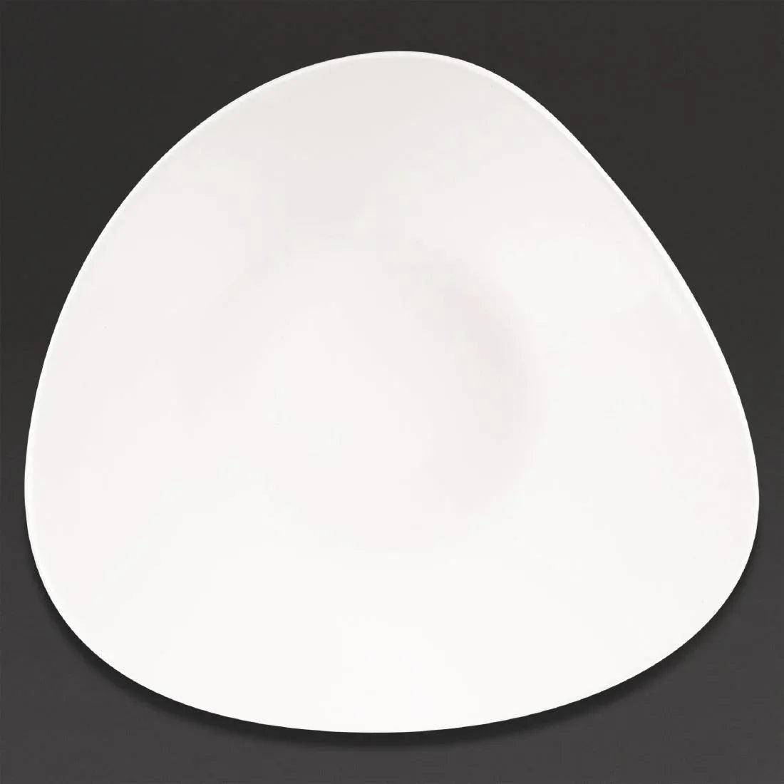 CW559 Churchill Lotus Triangular Shallow Bowls White 278mm (Pack of 12) - JD Catering Equipment Solutions Ltd