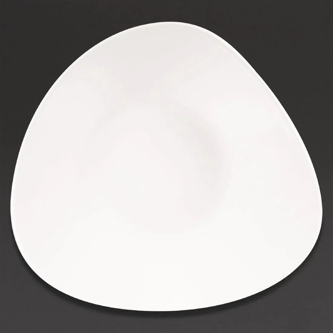 CW559 Churchill Lotus Triangular Shallow Bowls White 278mm (Pack of 12) - JD Catering Equipment Solutions Ltd