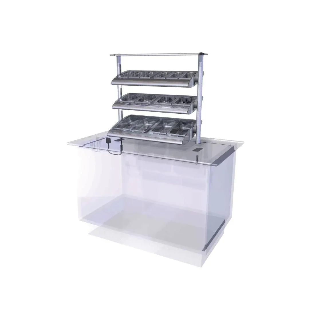 CW604 Designline Drop In Ambient Cutlery/Condiment Unit CCU2 - JD Catering Equipment Solutions Ltd