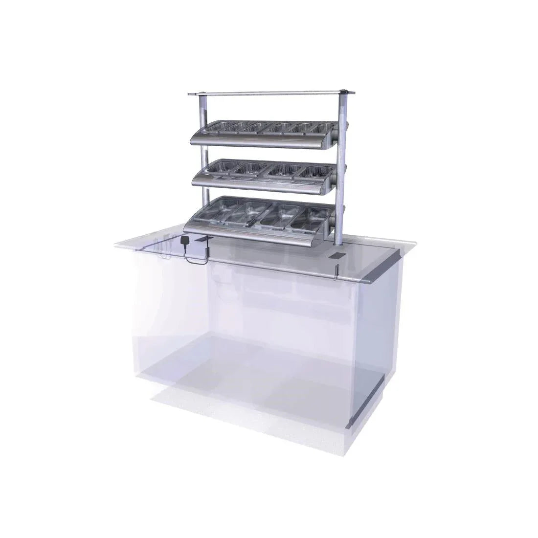 CW604 Designline Drop In Ambient Cutlery/Condiment Unit CCU2 - JD Catering Equipment Solutions Ltd