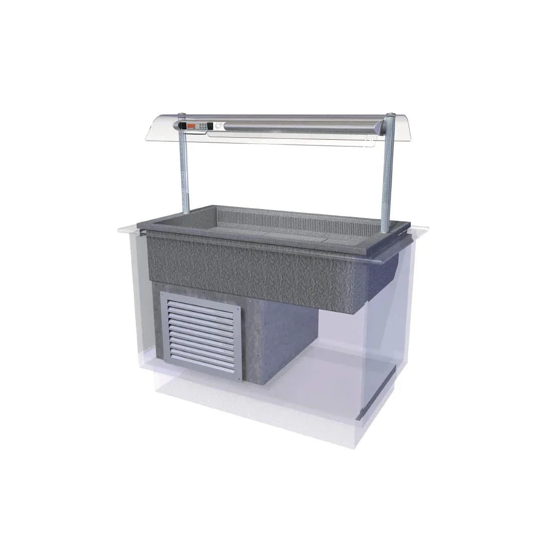 CW608 Designline Drop In Cold Island Well Self Service 1525mm - JD Catering Equipment Solutions Ltd