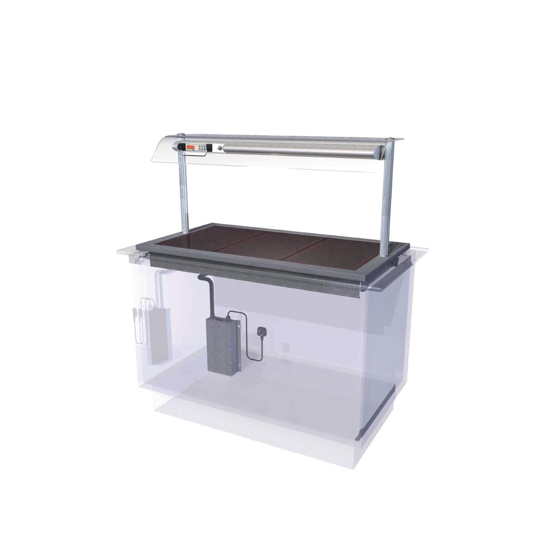 CW618 Designline Drop In Ceran Glass Hotplate HP3 JD Catering Equipment Solutions Ltd