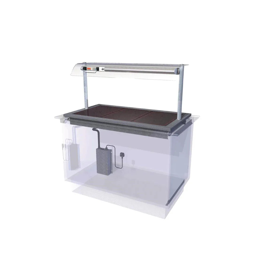 CW618 Designline Drop In Ceran Glass Hotplate HP3 - JD Catering Equipment Solutions Ltd