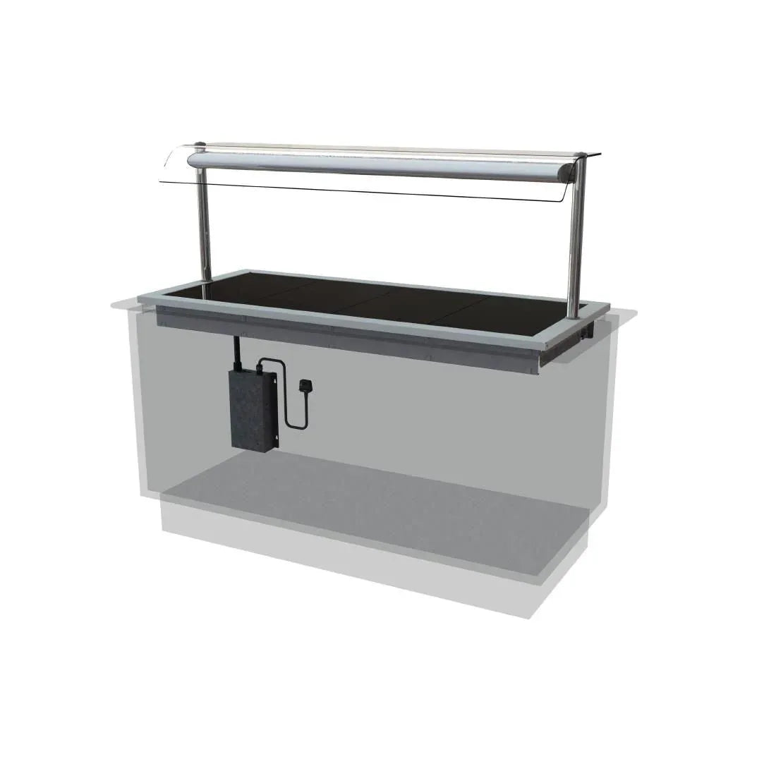 CW619 Designline Drop In Ceran Glass Hotplate HP4 - JD Catering Equipment Solutions Ltd