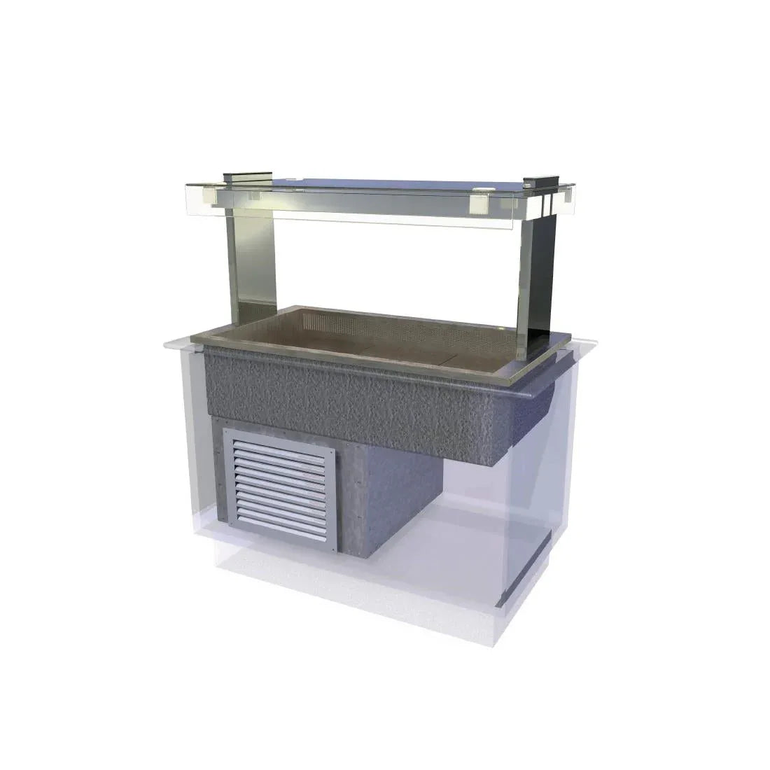 CW629 Kubus Drop In Cold Island Well Self Service 1525mm KCIW4HT - JD Catering Equipment Solutions Ltd