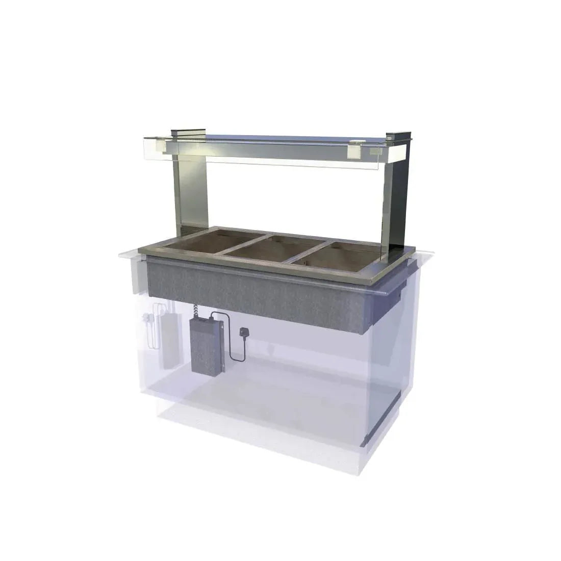 CW634 Kubus Drop In Dry Heat Bain Marie KHBM3 - JD Catering Equipment Solutions Ltd