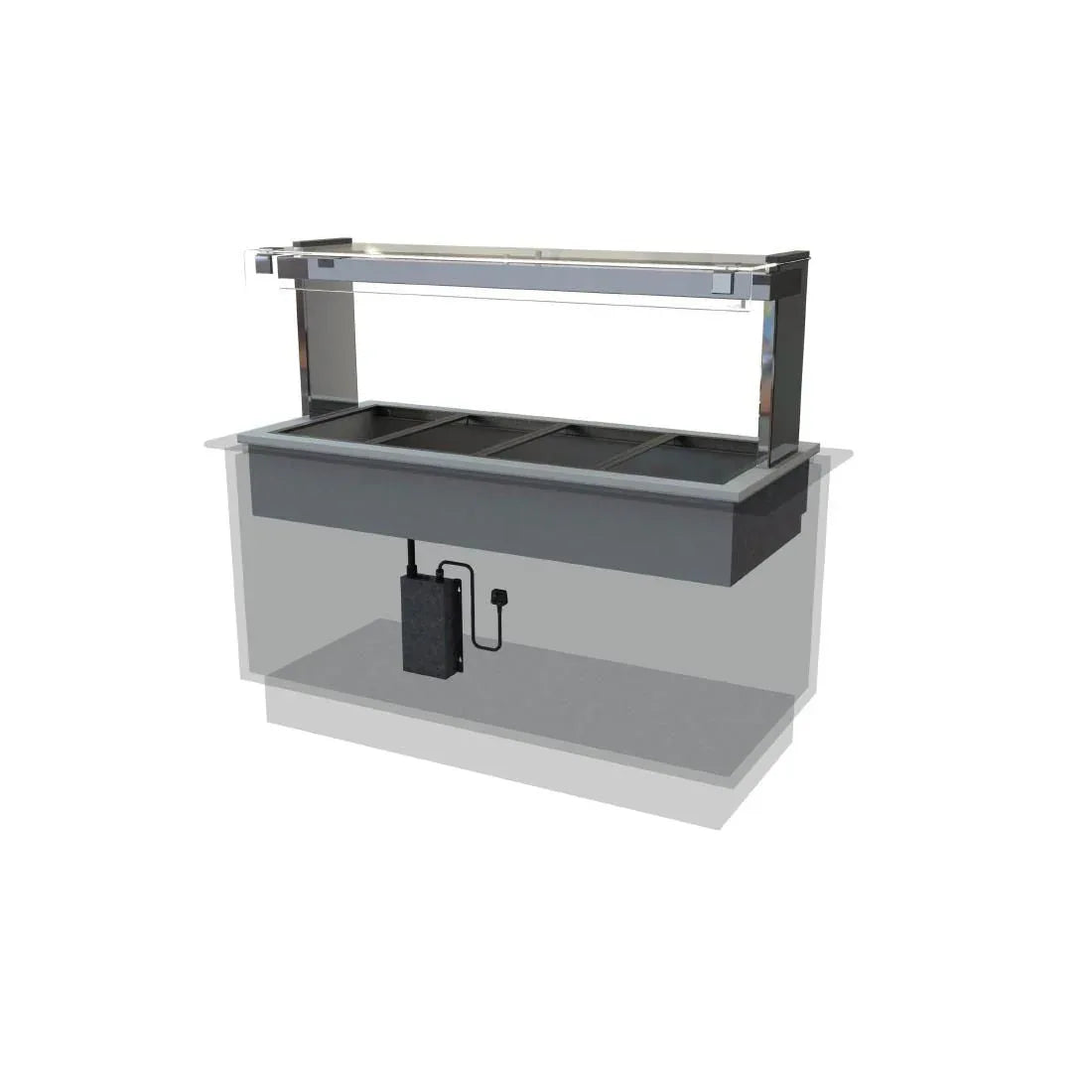 CW635 Kubus Drop In Dry Heat Bain Marie KHBM4 - JD Catering Equipment Solutions Ltd