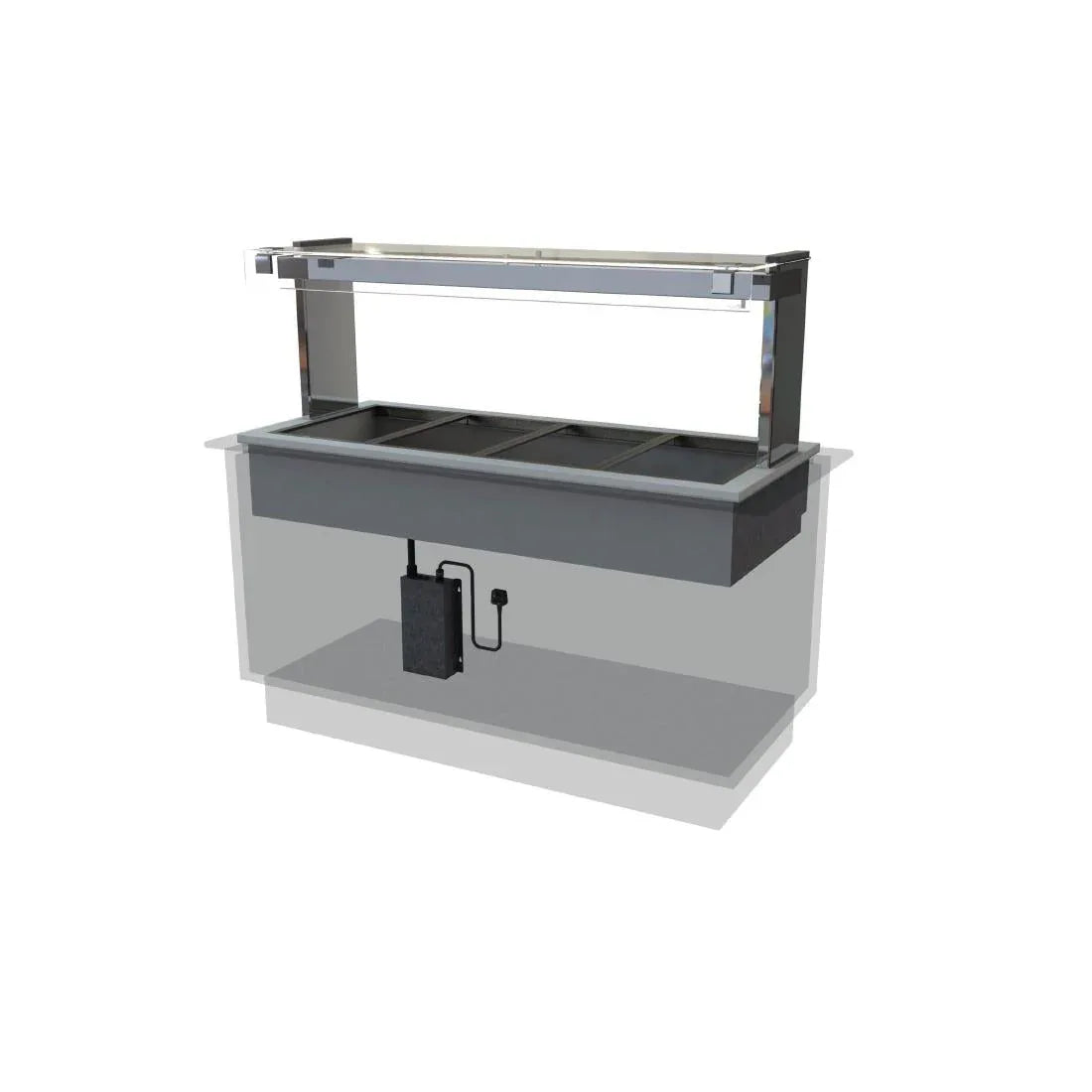 CW635 Kubus Drop In Dry Heat Bain Marie KHBM4 - JD Catering Equipment Solutions Ltd
