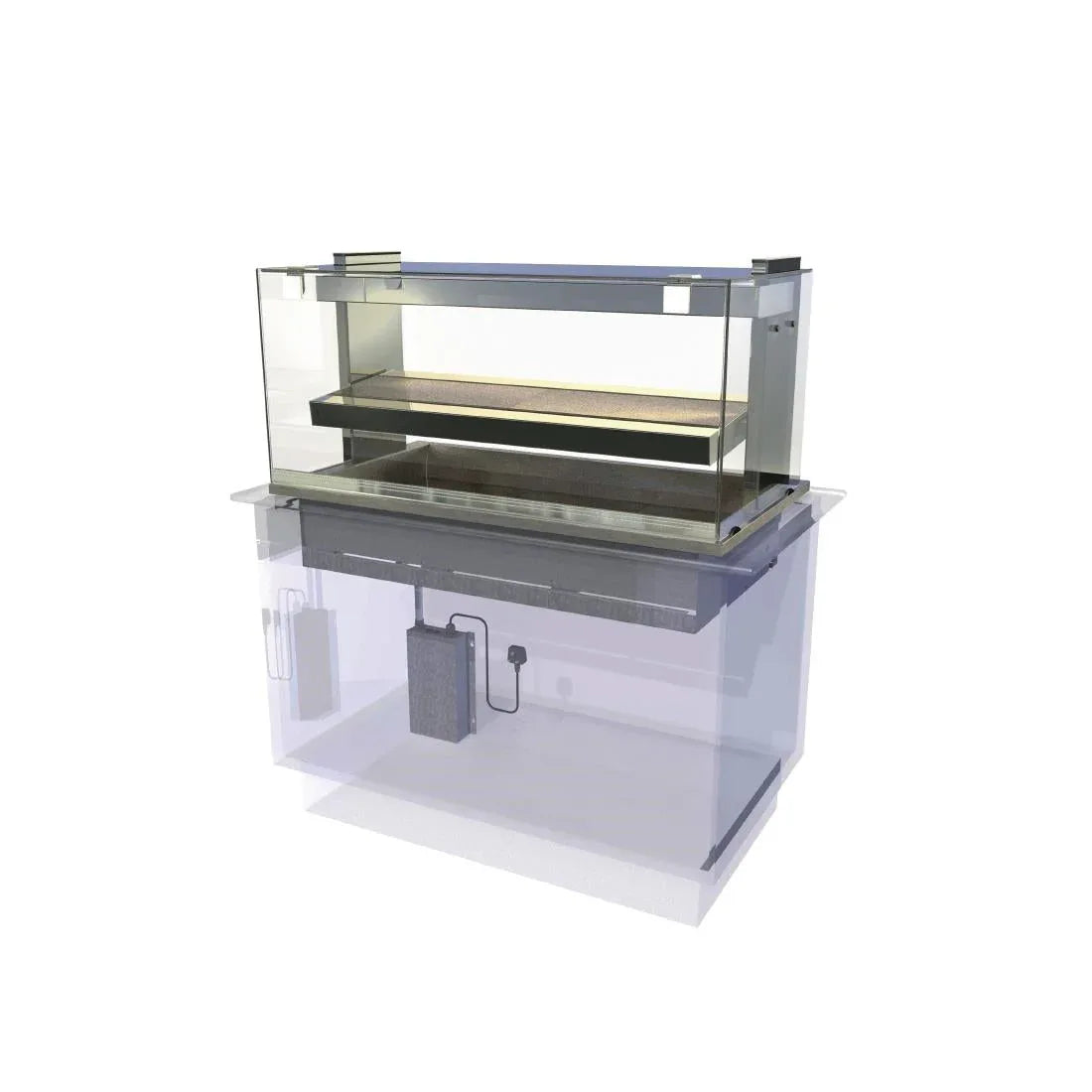 CW638 Kubus Drop In Heated Serve Over Counter KHDL4 - JD Catering Equipment Solutions Ltd