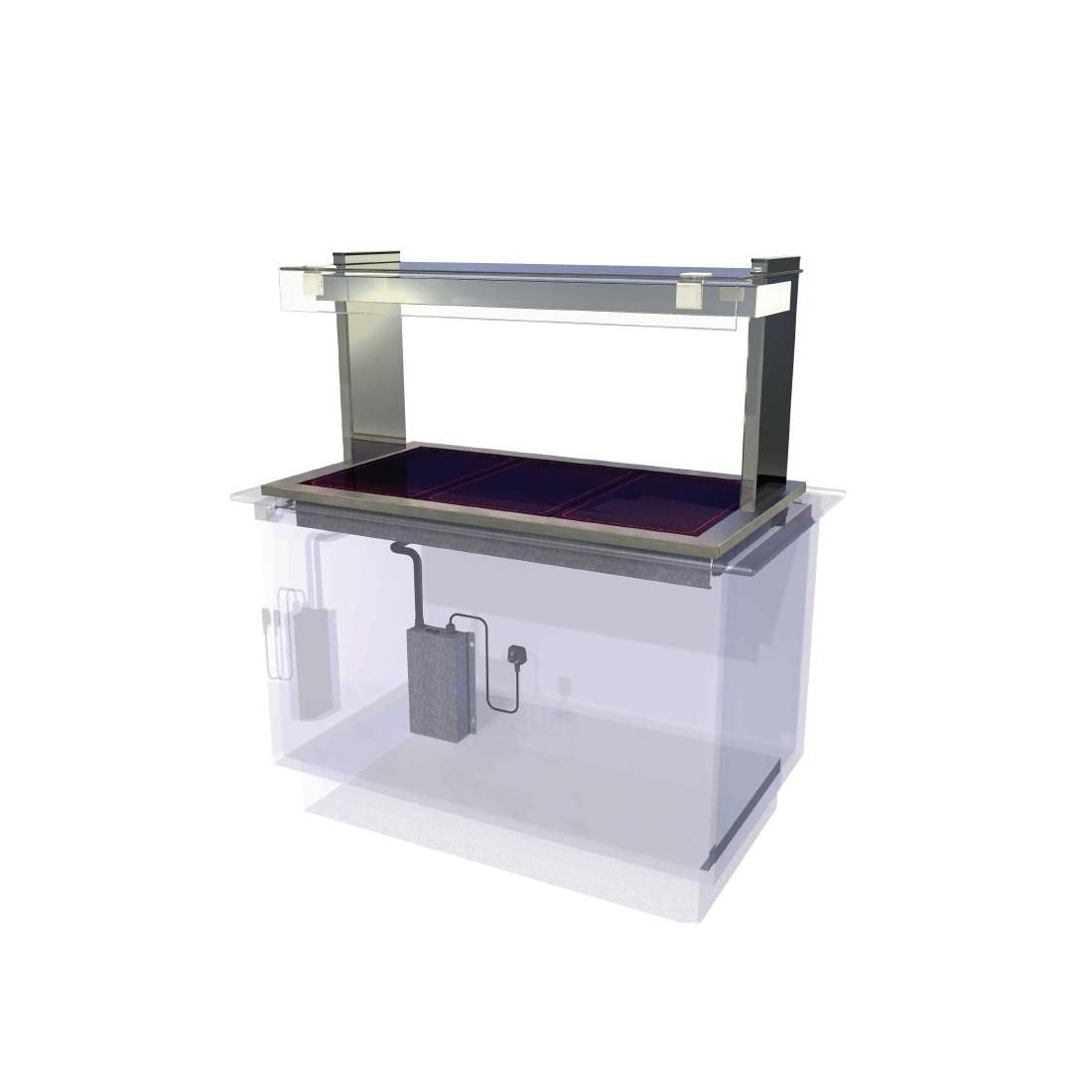 CW639 Kubus Drop In Ceran Glass Hotplate KHP3 JD Catering Equipment Solutions Ltd