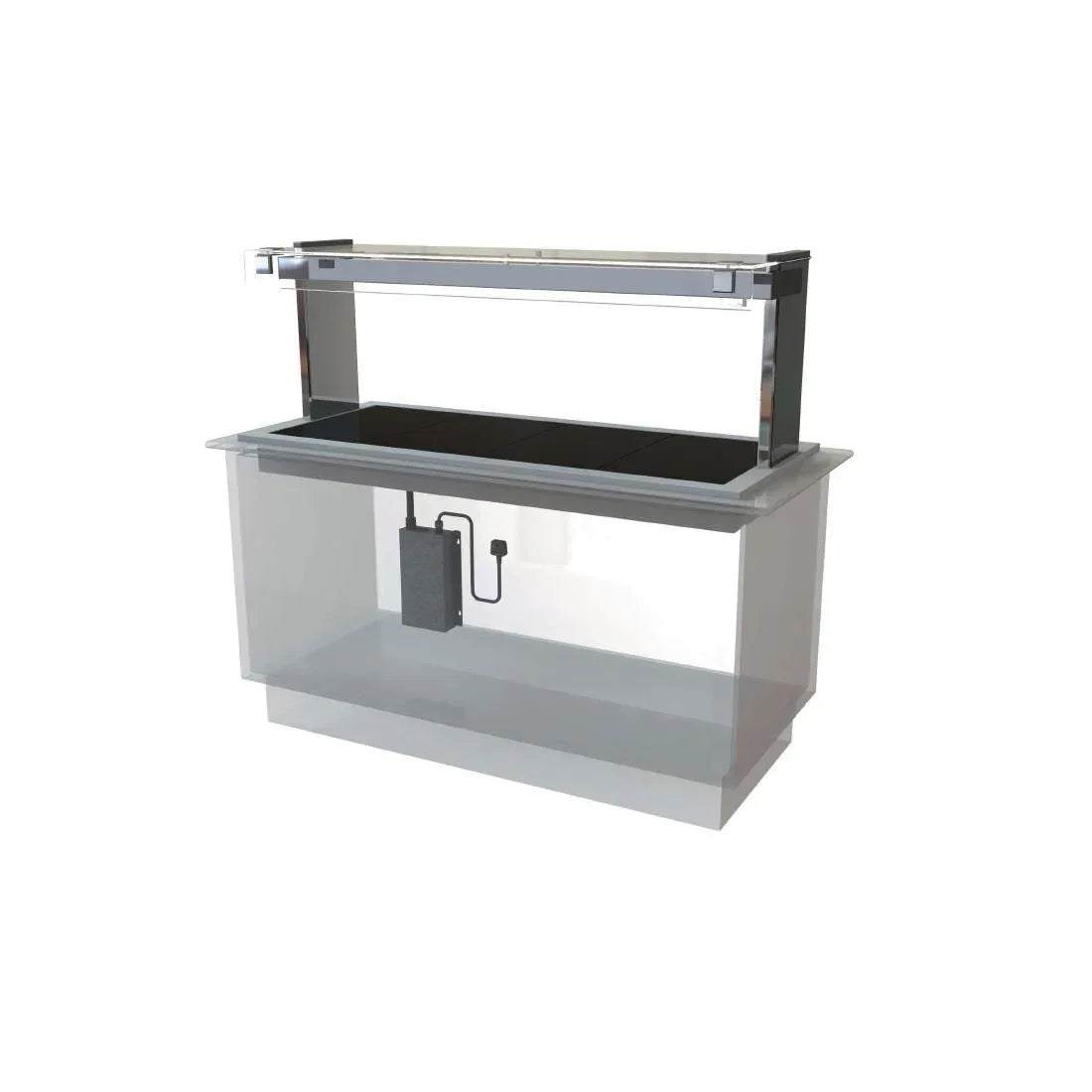 CW640 Kubus Drop In Ceran Glass Hotplate KHP4 - JD Catering Equipment Solutions Ltd