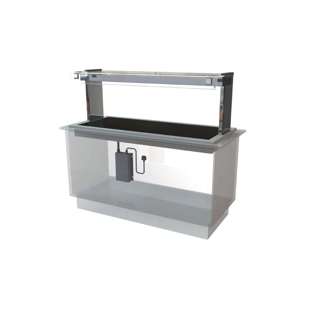 CW640 Kubus Drop In Ceran Glass Hotplate KHP4 - JD Catering Equipment Solutions Ltd