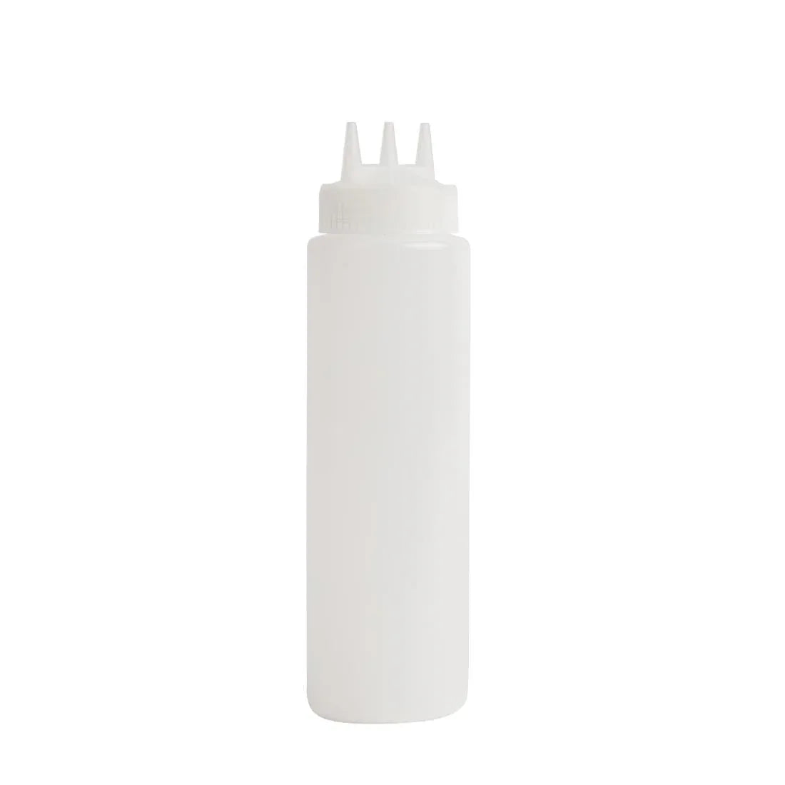 CW725 Vogue Clear 3 Nozzle Squeeze Bottle 24oz - JD Catering Equipment Solutions Ltd