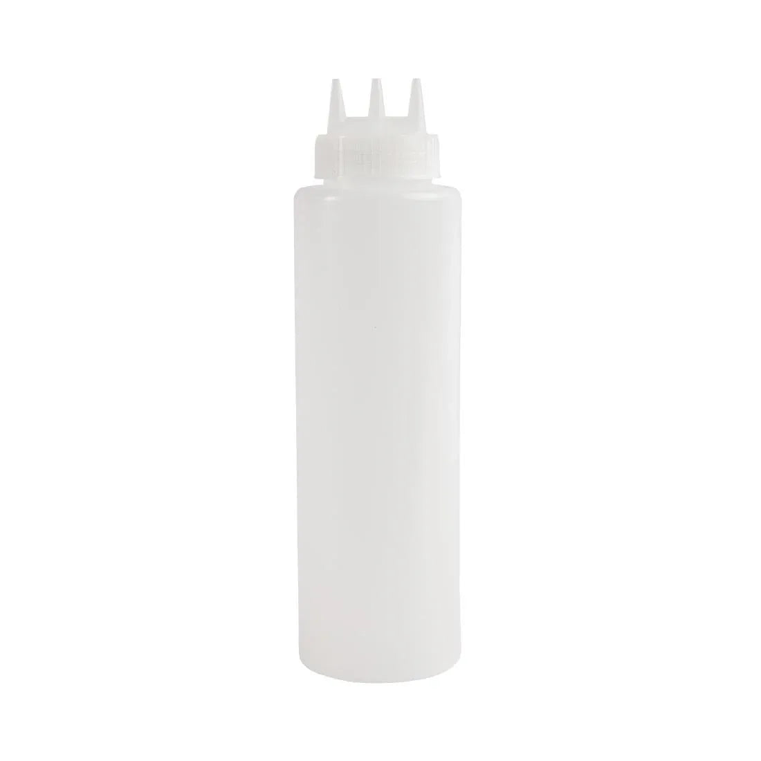 CW726 Vogue Clear 3 Noz zle Squeeze Bottle 36oz - JD Catering Equipment Solutions Ltd