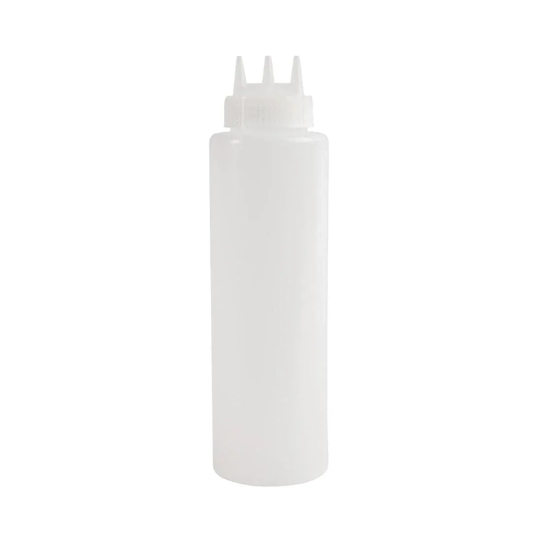 CW726 Vogue Clear 3 Noz zle Squeeze Bottle 36oz - JD Catering Equipment Solutions Ltd