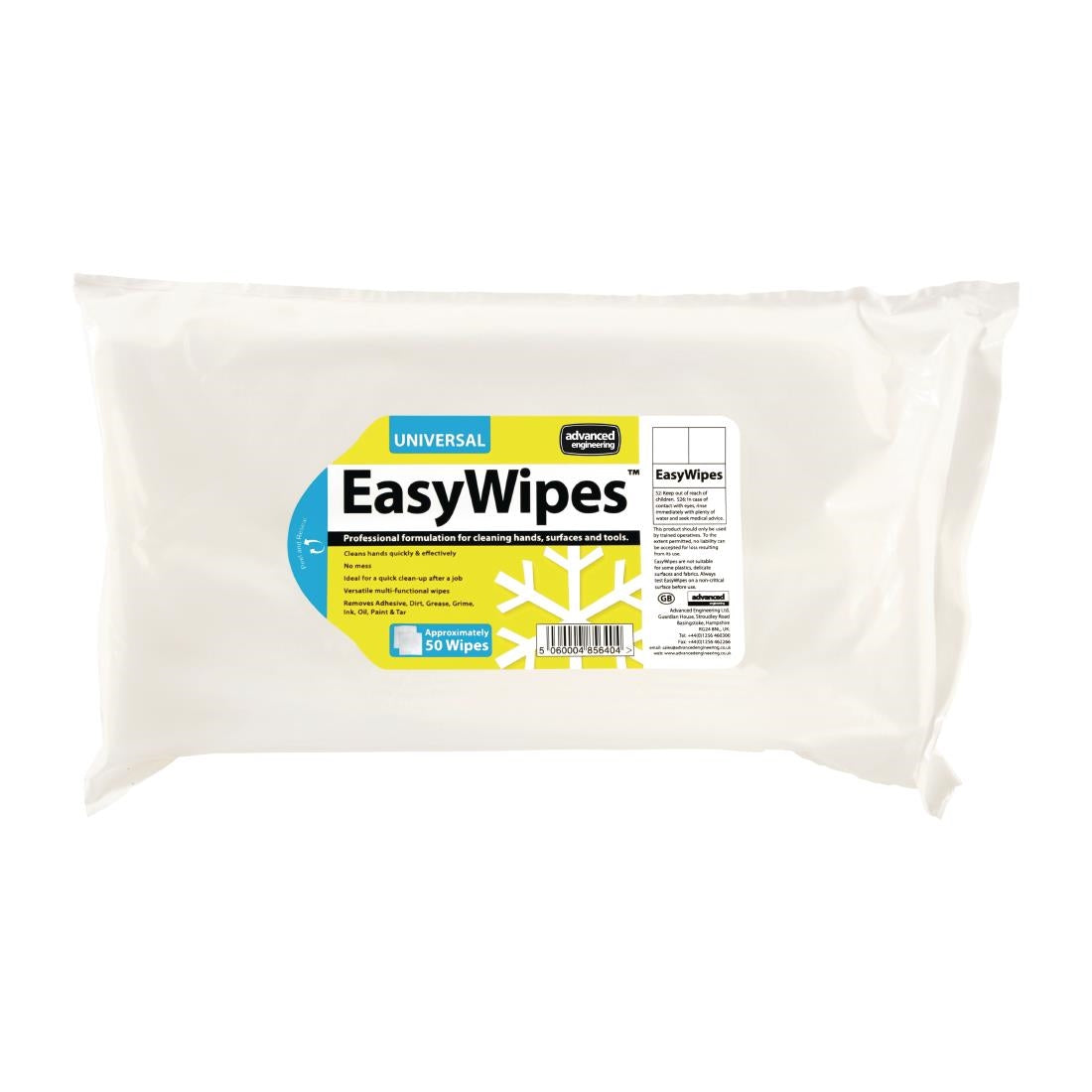CX025 EasyWipes Professional Grade Surface Wipes (Pack of 50) JD Catering Equipment Solutions Ltd
