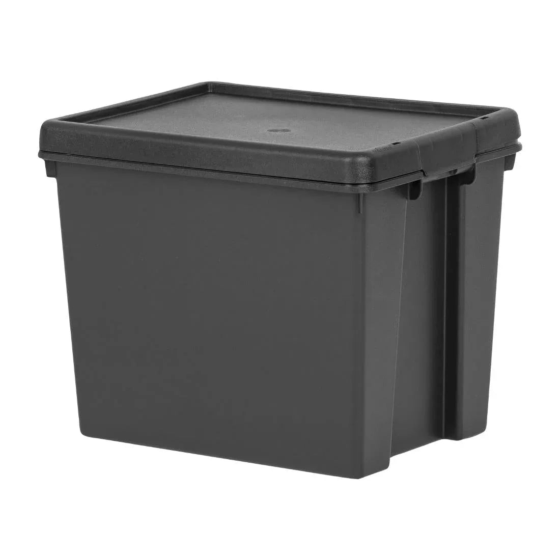 CX091 Wham Bam Recycled Storage Box & Lid Black 24Ltr - JD Catering Equipment Solutions Ltd
