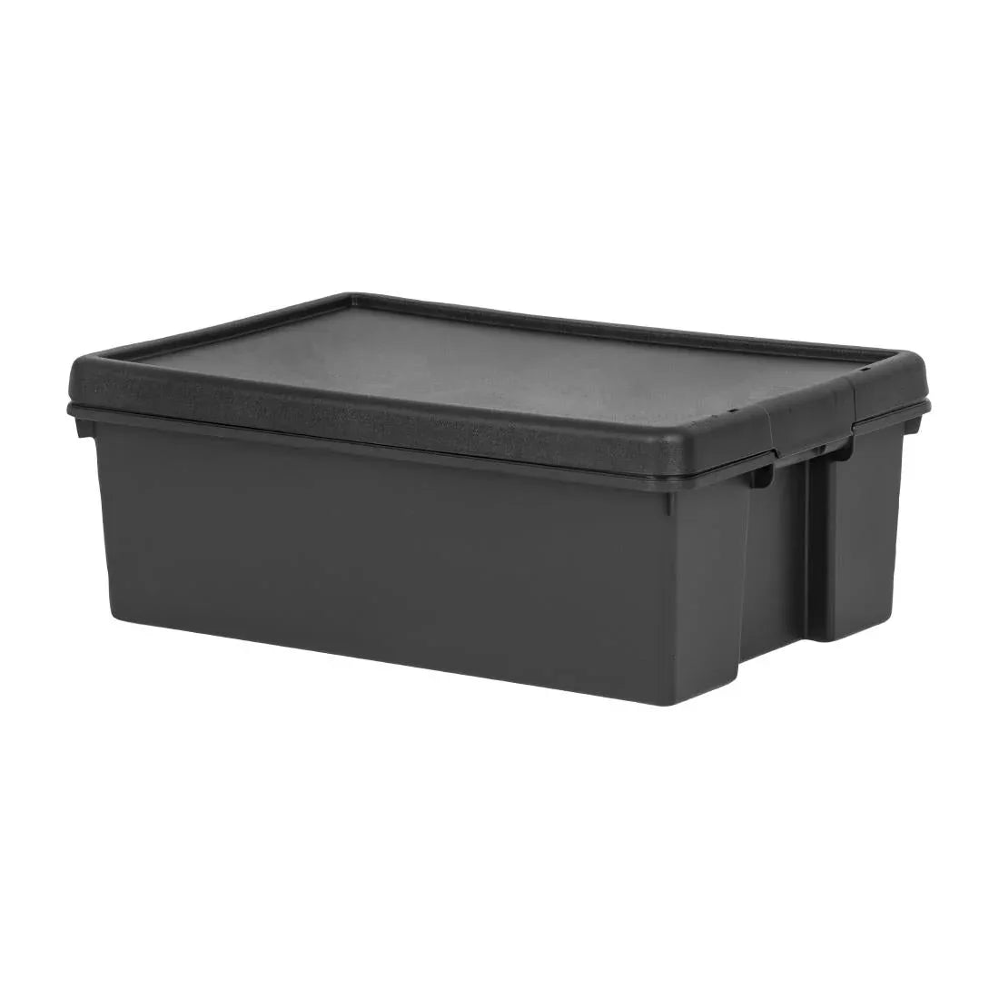 CX092 Wham Bam Recycled Storage Box & Lid Black 36Ltr - JD Catering Equipment Solutions Ltd