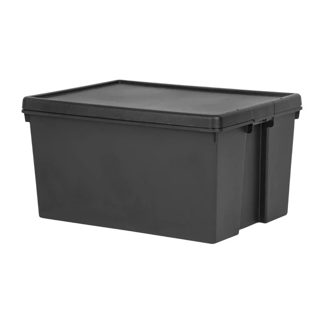 CX096 Wham Bam Recycled Storage Box & Lid Black 96Ltr - JD Catering Equipment Solutions Ltd