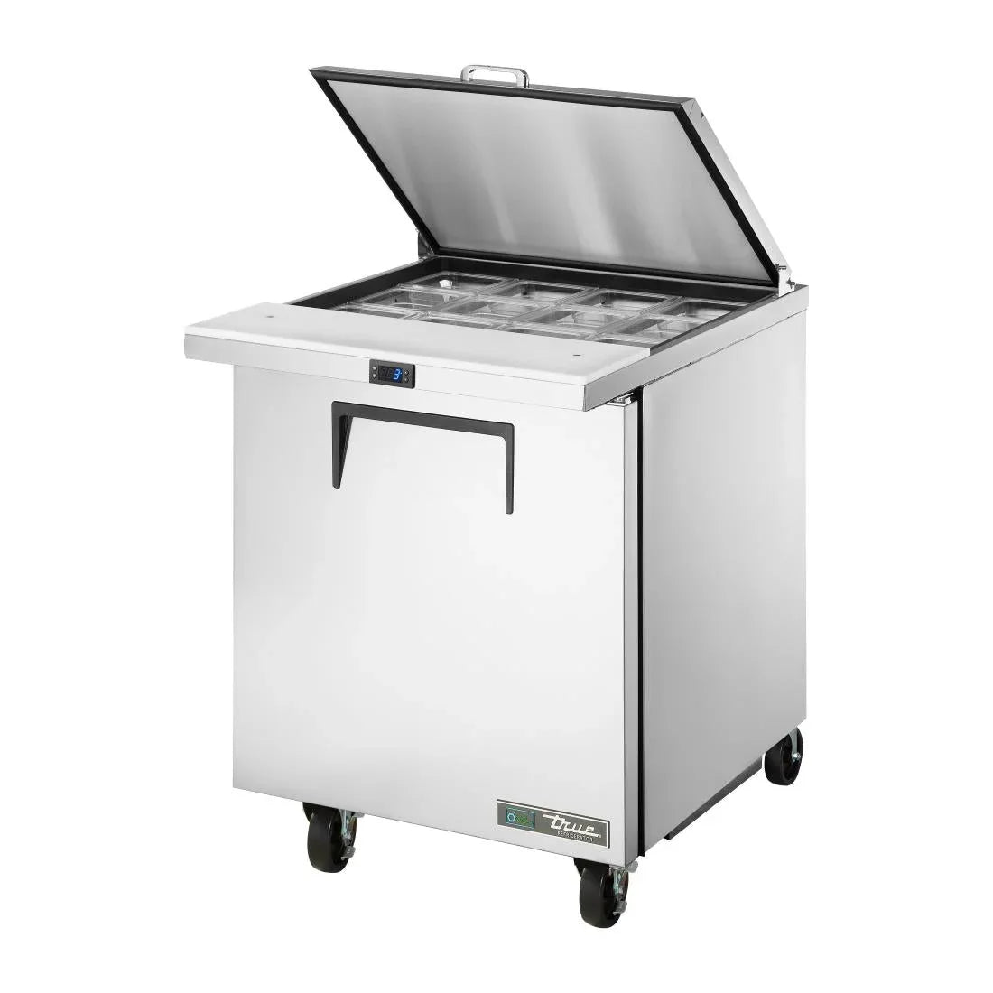 CX127 True Single Door Prep Counter Fridge TSSU-27-12M-C-HC FLID - JD Catering Equipment Solutions Ltd