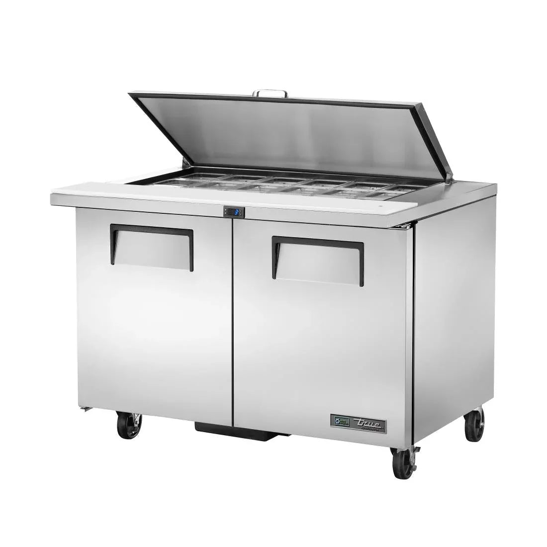 CX128 True Double Door Prep Counter Fridge TSSU-48-18M-B-HC FLID - JD Catering Equipment Solutions Ltd