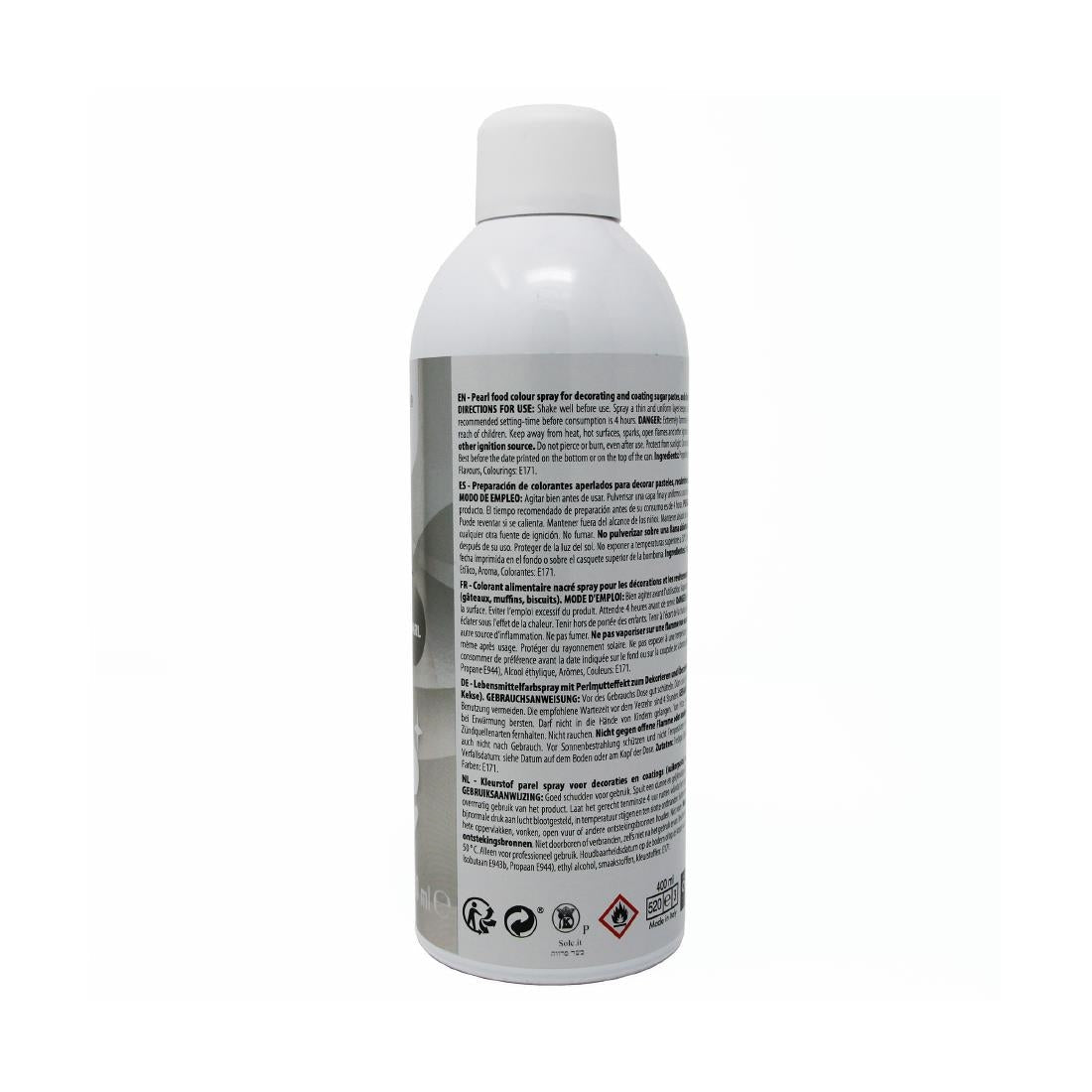 CX148 PME Edible Lustre Spray Pearl 400ml JD Catering Equipment Solutions Ltd