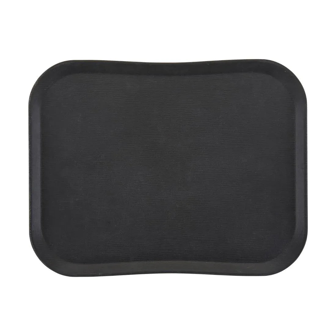 CX389 Cambro Versatray Century Non-Slip Black Textured Wood Effect 360x460mm JD Catering Equipment Solutions Ltd