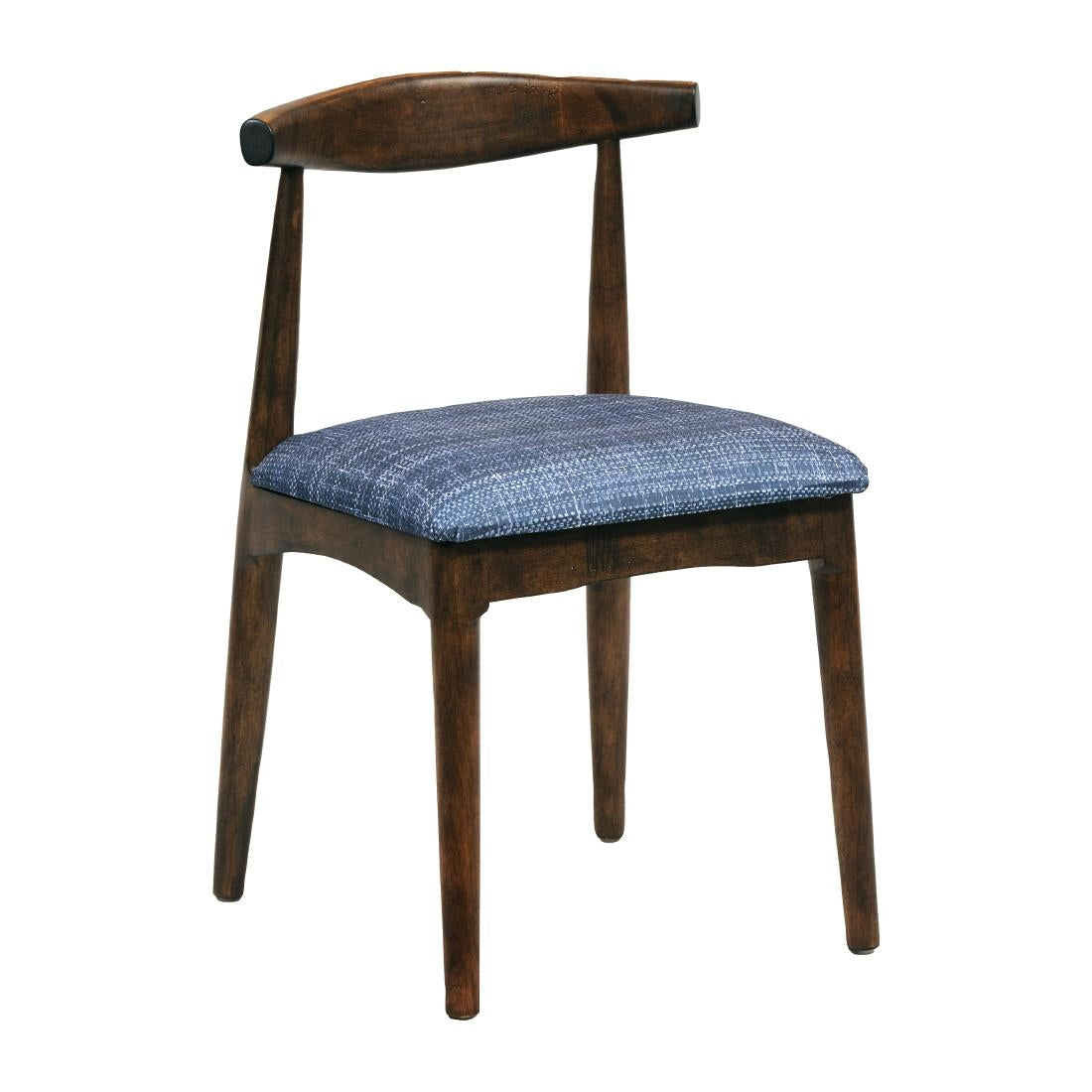 CX434 Austin Dining Chair Vintage with Helbeck Midnight Seat (Pack of 2) JD Catering Equipment Solutions Ltd