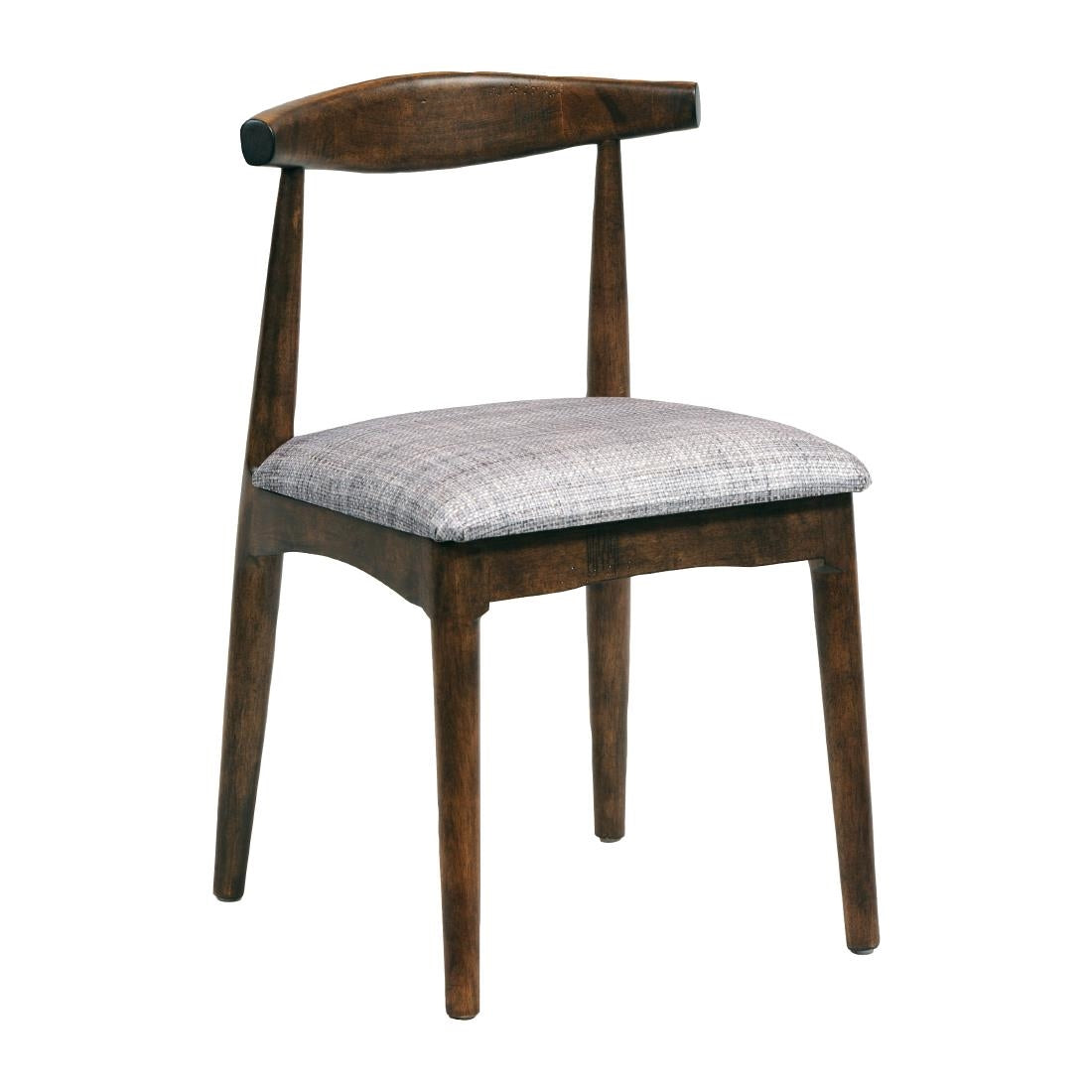 CX437 Austin Dining Chair Vintage with Helbeck Charcoal Seat (Pack of 2) JD Catering Equipment Solutions Ltd