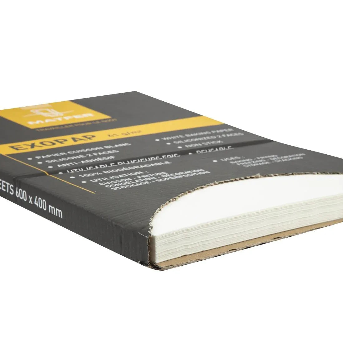 CX520 Matfer Bourgeat Exopap Baking Paper 600 x 400mm (Pack of 500) - JD Catering Equipment Solutions Ltd
