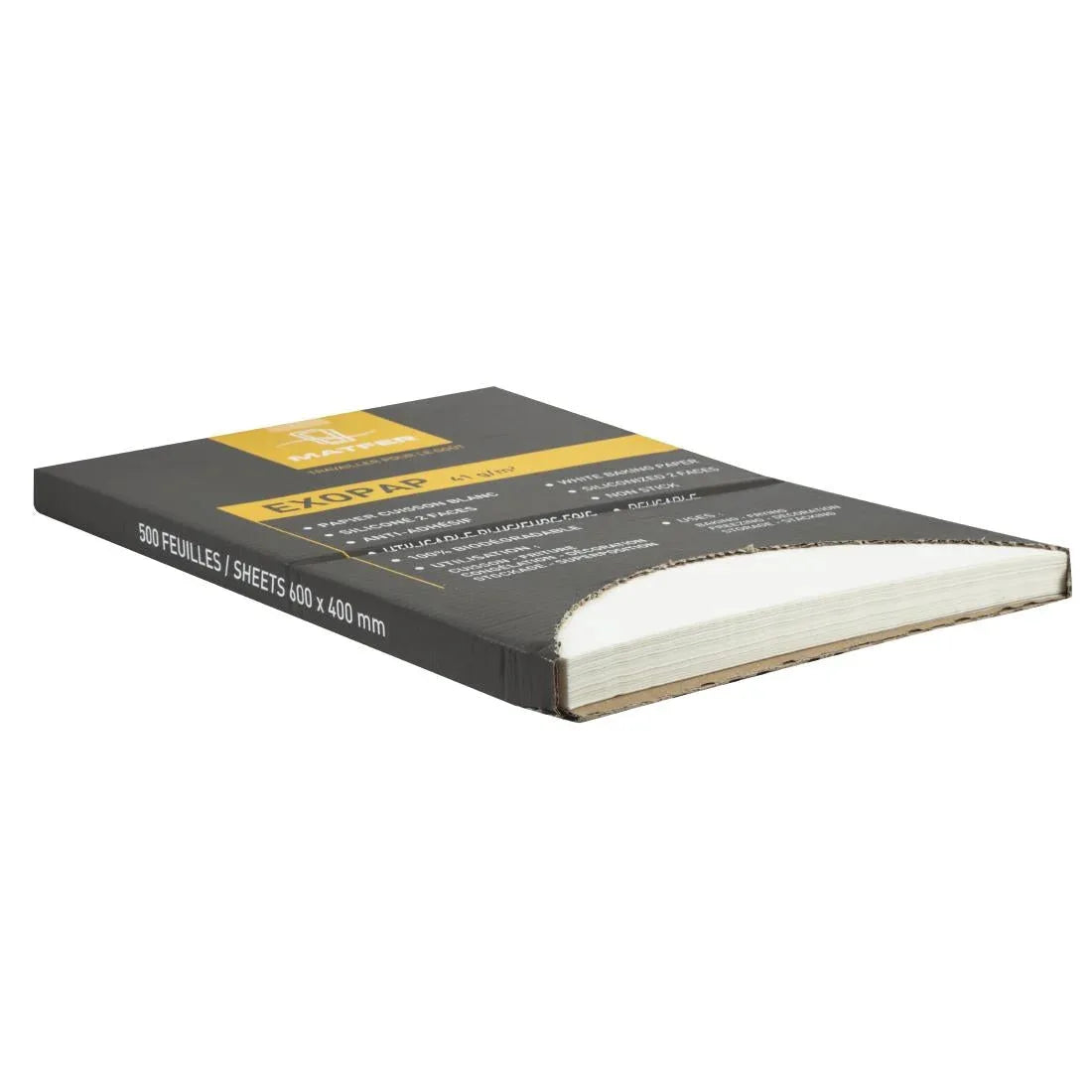 CX520 Matfer Bourgeat Exopap Baking Paper 600 x 400mm (Pack of 500) - JD Catering Equipment Solutions Ltd