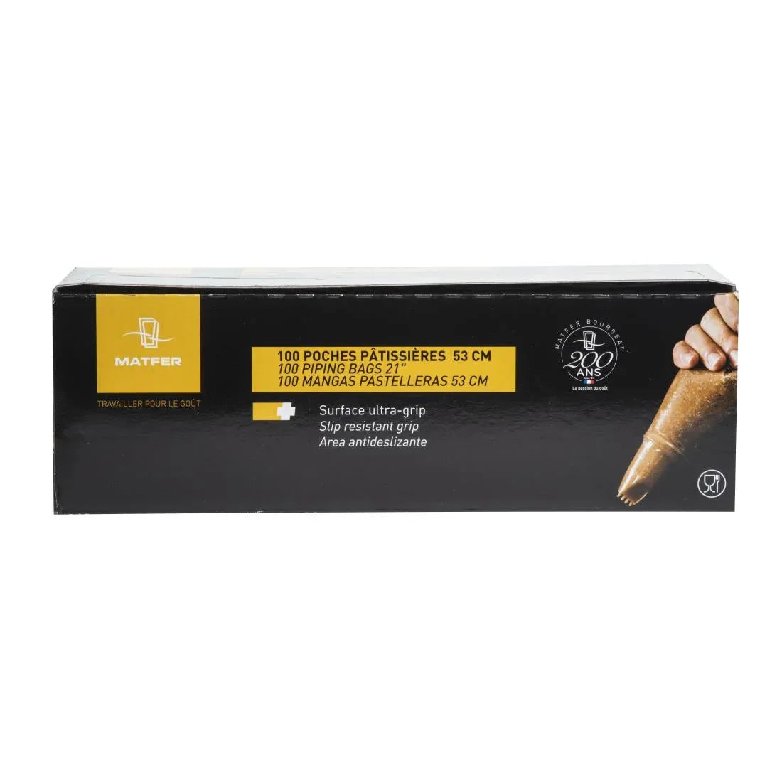 CX523 Matfer Bourgeat Disposable Piping Bags Clear (Roll of 100x530mm) - JD Catering Equipment Solutions Ltd
