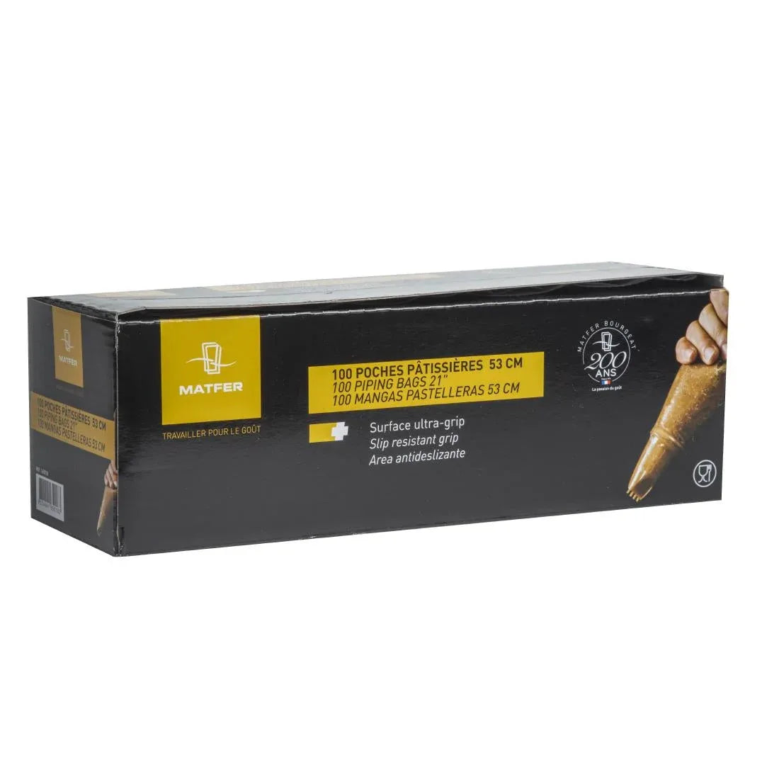 CX523 Matfer Bourgeat Disposable Piping Bags Clear (Roll of 100x530mm) - JD Catering Equipment Solutions Ltd