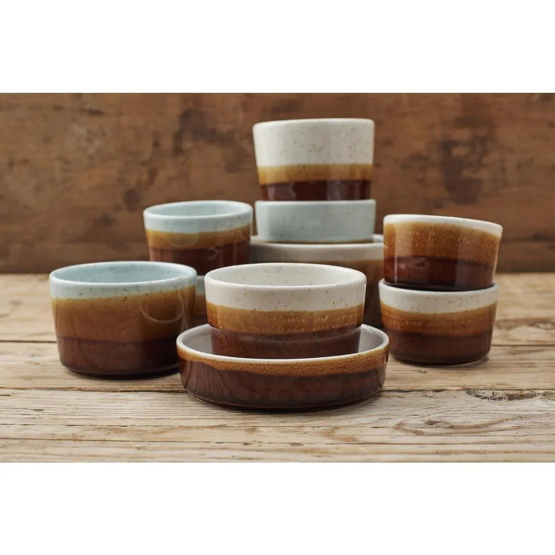 CX624 Siena Nourish Straight Sided Small Bowls Duck Egg 8oz (Pack of 12) - JD Catering Equipment Solutions Ltd
