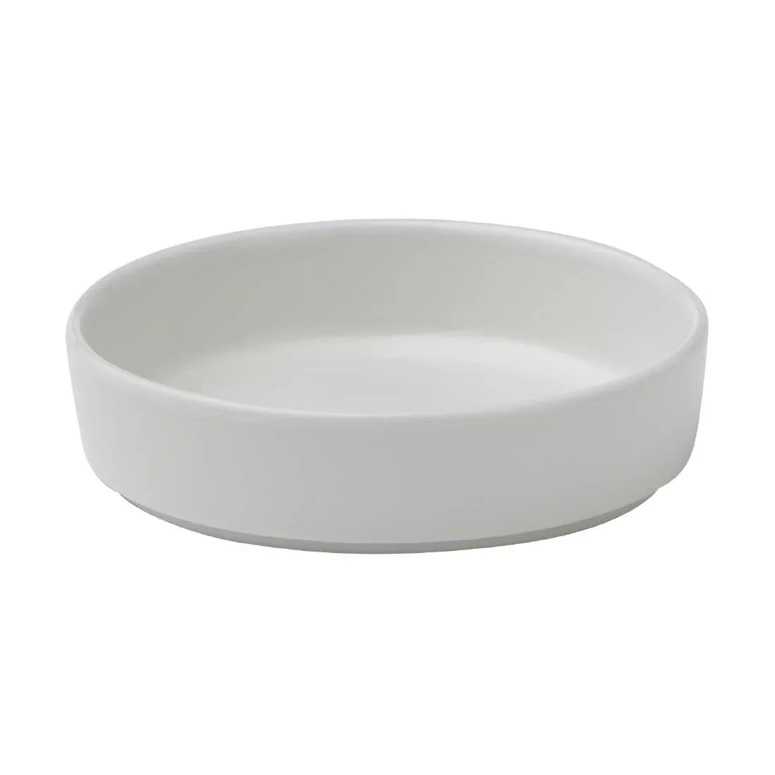 CX632 Churchill Super Vitrified Nourish Straight Sided Dish White 6oz (Pack of 12) - JD Catering Equipment Solutions Ltd