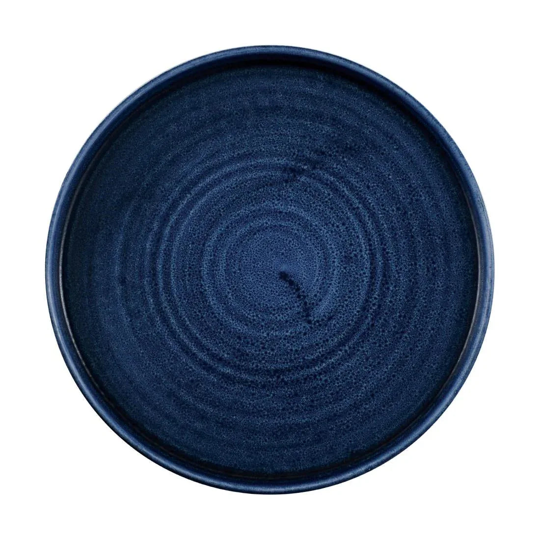 CX641 Churchill Stonecast Plume Walled Plates Ultramarine 260mm (Pack of 6) - JD Catering Equipment Solutions Ltd