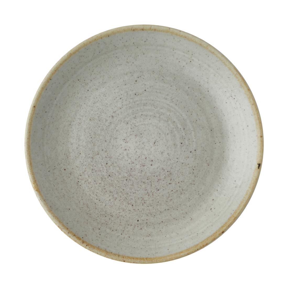 CX653 Churchill Stonecast Raw Evolve Coupe Plates Grey 220mm (Pack of 12) JD Catering Equipment Solutions Ltd