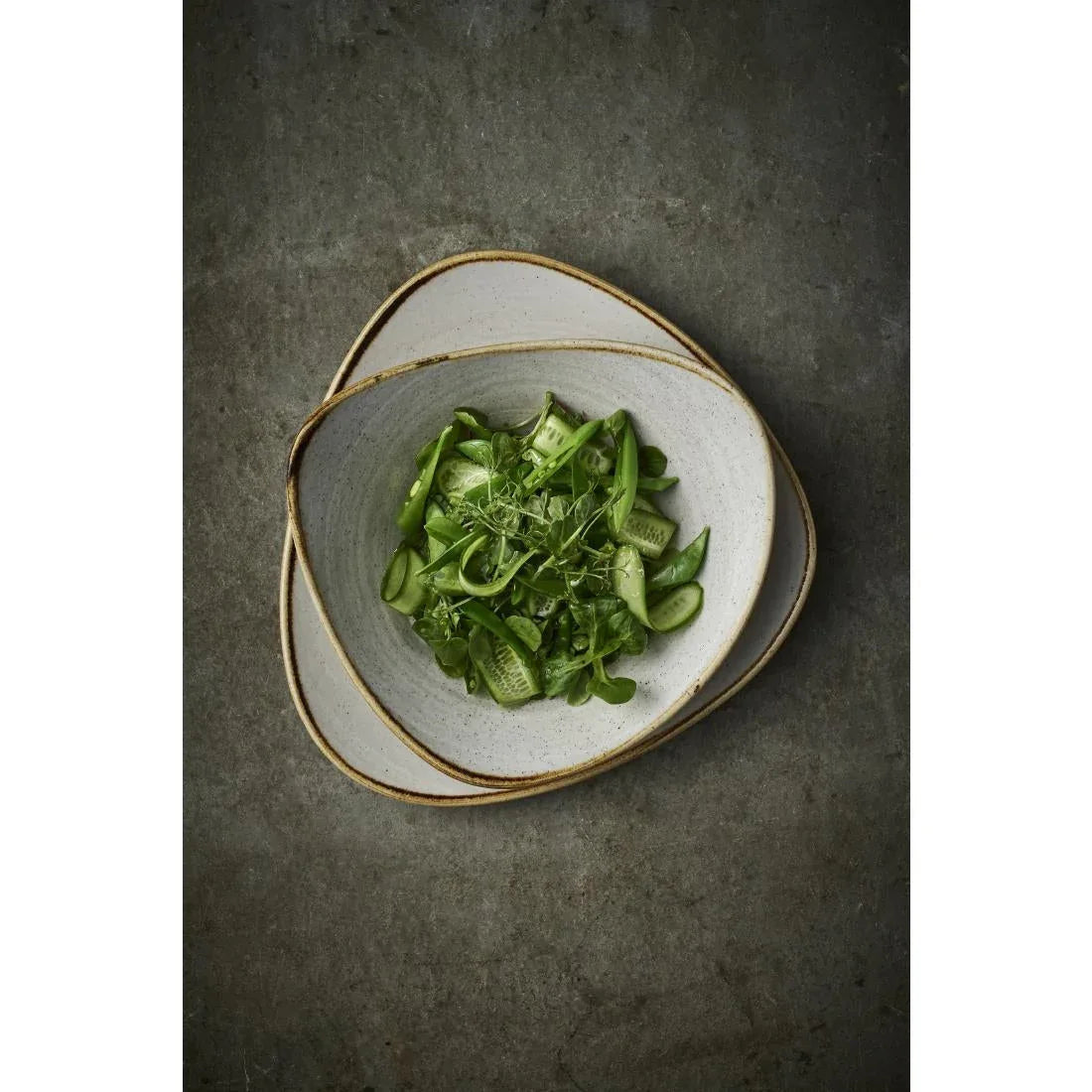 CX656 Churchill Stonecast Raw Lotus Bowls Grey 178mm (Pack of 12) - JD Catering Equipment Solutions Ltd