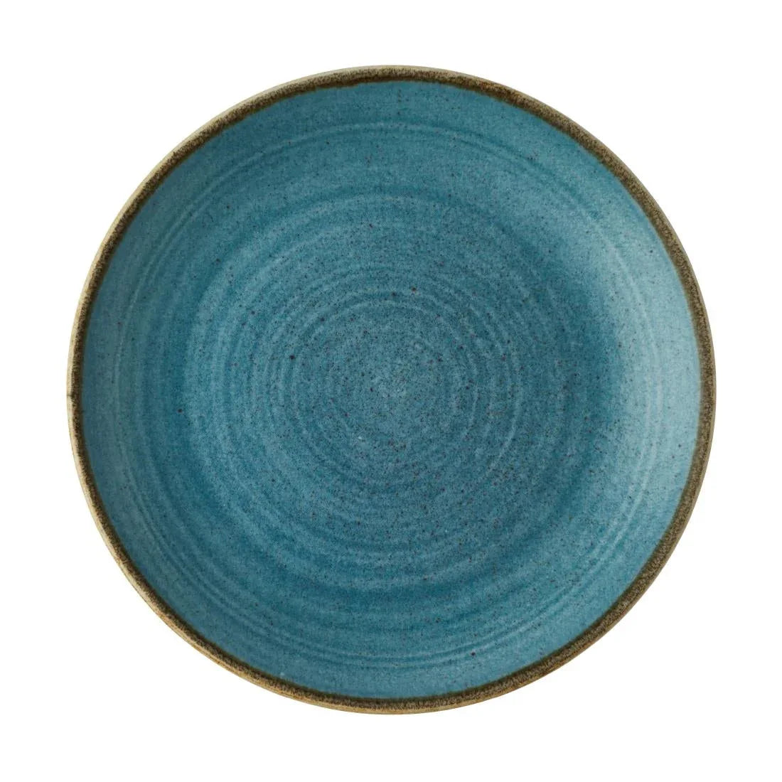 CX662 Churchill Stonecast Raw Evolve Coupe Plates Teal 165mm (Pack of 12) - JD Catering Equipment Solutions Ltd